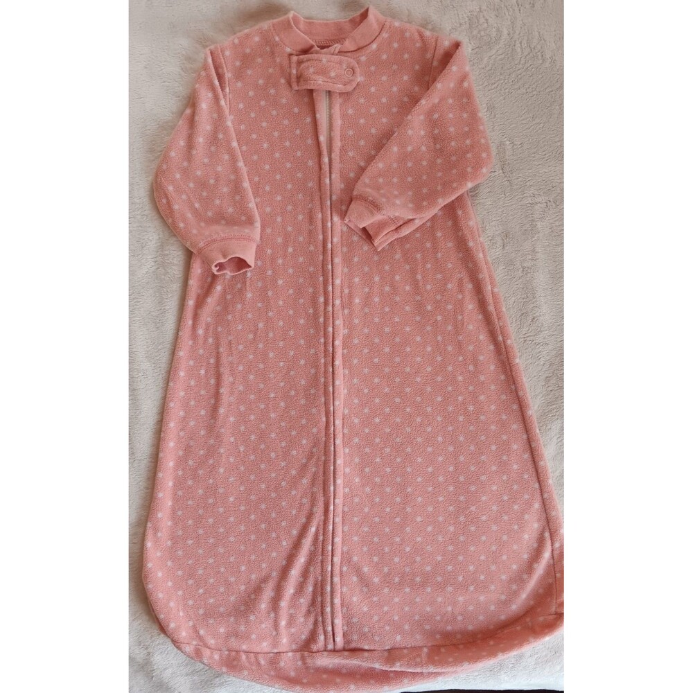 Sleep Sack 0 To 9 months HB girl Pink Northern Fleece baby infant sleepwear
